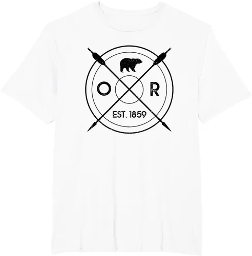 Vista 12 de Oregon Beaver State Bear OR Est. 1859 - Camiseta de regalo, gris, S