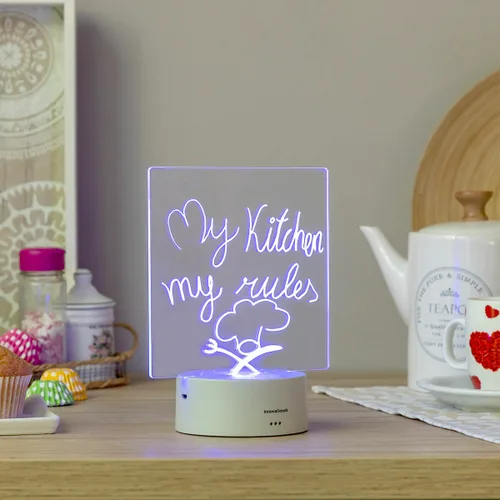 Vista 7 de Tablero de Notas y Mensajes LED Lemo InnovaGoods