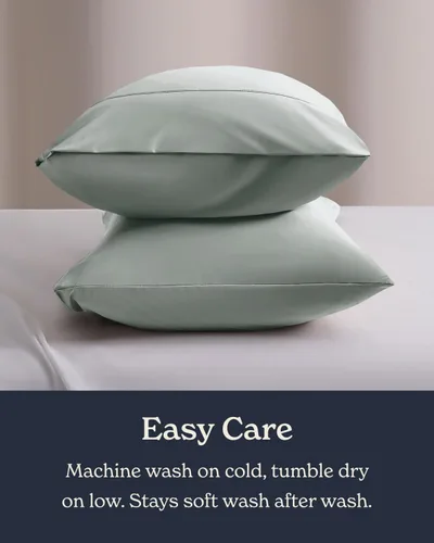 Vista 7 de Beckham Hotel Collection Fundas de almohada refrescantes para personas que duermen con calor, tamaño King, juego de 2, ropa de cama fresca, cierre