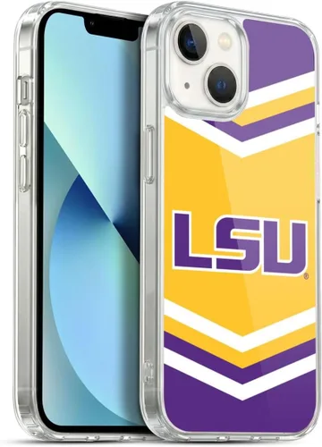 Vista 242 de Head Case Designs Funda de gel suave con licencia oficial de la Universidad Estatal de Louisiana LSU Camou compatible con Apple iPhone 7 Plus/iPhone