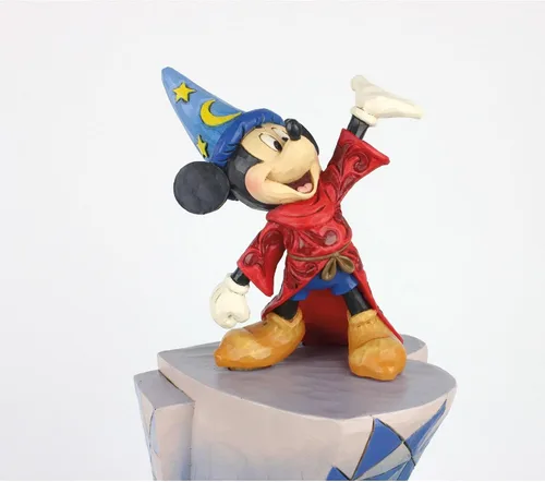 Vista 6 de Enesco Disney Traditions by Jim Shore Fantasia Sorcerer's Apprentice Mickey Mouse Figurilla, 18.5 pulgadas, multicolor