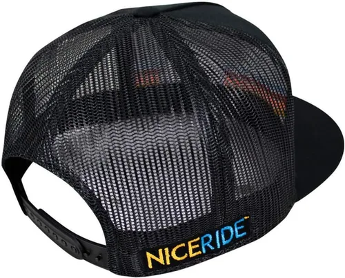 Vista 2 de Aquarius Gorra de béisbol unisex con diseño bordado, gorra de béisbol ajustable (negro)