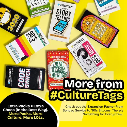 Vista 7 de Paquete de expansión 2020, reseña, regalo para la diversión familiar y para personas que aman los hashtags + cultura, 60 cartas, juego de fiesta