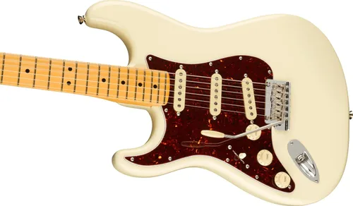 Vista 4 de Fender American Professional II Stratocaster zurdo - Blanco olímpico con diapasón de arce