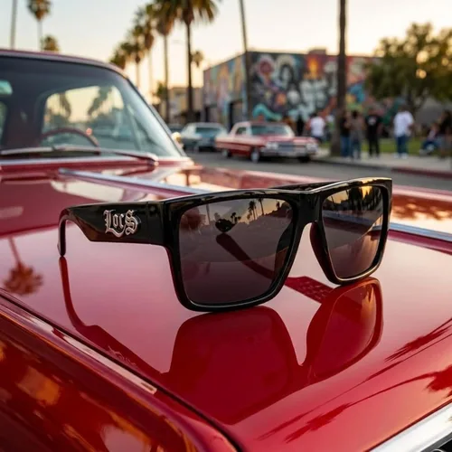 Vista 7 de Locs Hardcore Gangster Cholo - Gafas de sol cuadradas - Serie 91105 y 91246