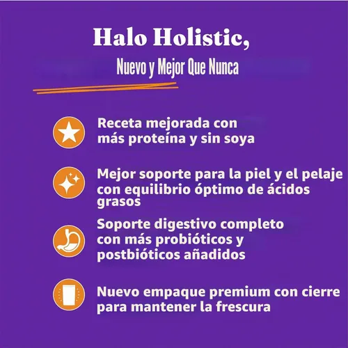 Vista 10 de Halo Holistic - Alimento para perros de raza pequeña, pollo sin jaula