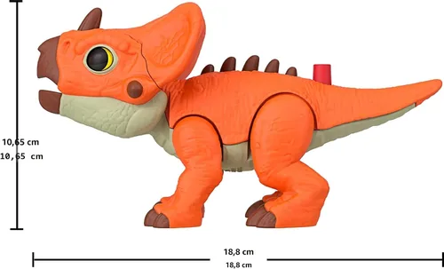 Vista 4 de Fisher-Price Imaginext Jurassic World Figura de acción de dinosaurio con movimiento activado por niños y espinas crecientes, juguete de dino