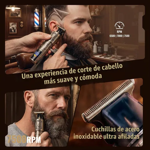 Vista 2 de Ufree Afeitadora de papel y recortadora de pelo de barba, maquinilla de Bronce