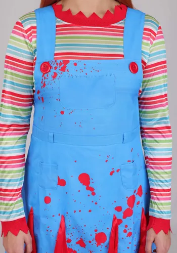 Vista 6 de Disfraz Plus Size Muñeca Asesina "Come Play" para Mujer Multicolor