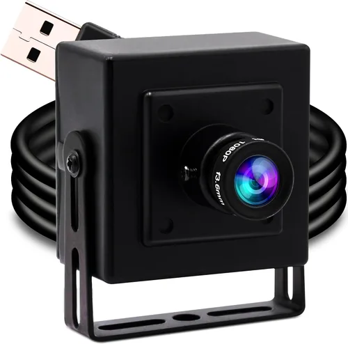 Vista 14 de ELP Módulo de cámara USB gran angular con enfoque automático de 5 mp con carcasa de metal OV5640 Mini UVC USB2.0 Lightburn cámara grabador láser