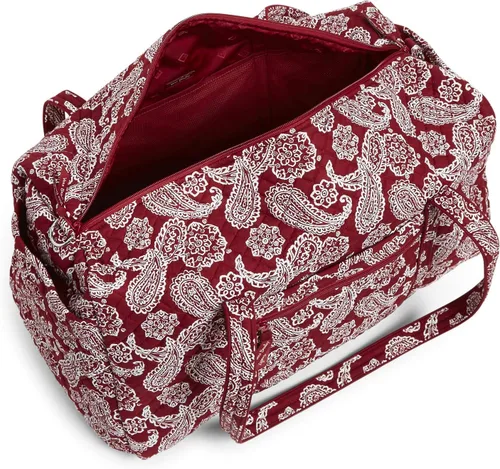 Vista 4 de Vera Bradley Women's Cotton Collegiate Large Travel Duffle Bag (Multiple Teams Available)