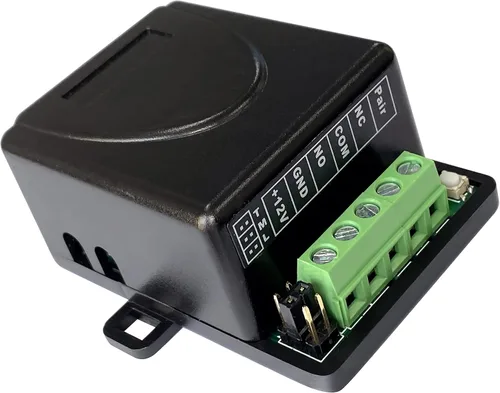 Vista 3 de UHPPOTE 433.92MHz 1 canal RF inalámbrico control remoto interruptor Fob 12VDC Transmisor de 2 botones para control de acceso, abridor de puerta