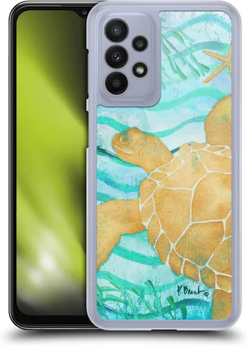Vista 13 de Head Case Designs Funda rígida con licencia oficial de Paul Brent Agate Mermaid Coastal compatible con Samsung Galaxy A23/5G (2022)