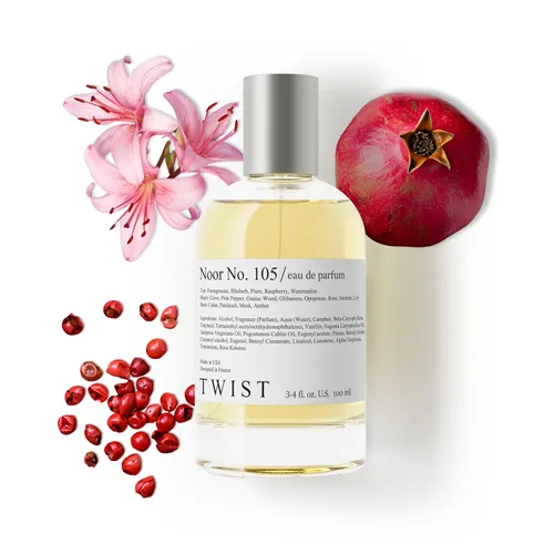 Vista 88 de Twist - Addicted No. 3 - Eau De Parfum inspirado en Y. Black Opium, Perfume de larga duración para mujer, Ámbar y Vainilla, Vegano, Ingredientes