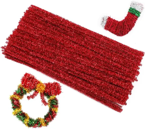 Vista 24 de Eppingwin Limpiapipas multicolor, tallos de felpilla de 12 pulgadas para manualidades, limpiapipas, suministros de manualidades para proyectos