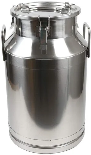 Vista 16 de LOYALHEARTDY Lata de leche de 10L/2.64 galones, latas de transporte de leche de acero inoxidable, cubo de vino, jarra, jarra de aceite, barril