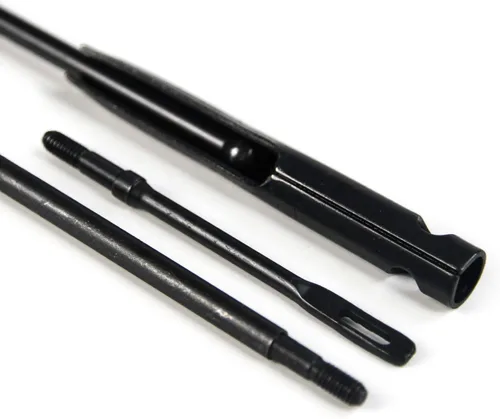 Vista 5 de GUGULUZA Kits de limpieza de pistola de rifle para 0.22 cal/0.219 in y .30cal/0.300 in, cepillo de metal limpiador portátil de rifle con bolsa