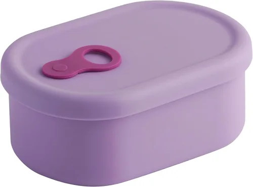 Vista 18 de Recipiente de comida de silicona coreana con ventilación de vapor, manzana verde 4pc