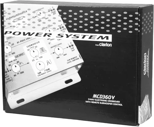 Vista 3 de Clarion Electrónica móvil Mcd360 3 vías 6 canal electrónico crossover con control de subwoofer
