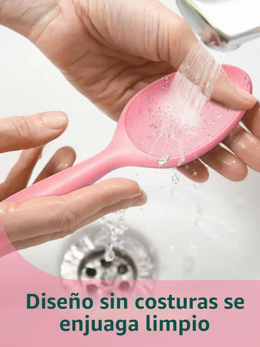 Vista 6 de Lima de pie de vidrio de 2 caras Removedor de callos sin soporte de drenaje (rosa)