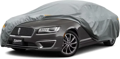Vista 77 de Kayme Funda de Coche de Servicio Pesado Impermeable para Todo Tipo de Clima, Ajuste Personalizado para Tesla Model S, Cubierta Exterior Completa