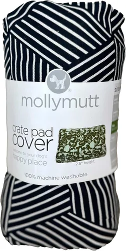 Vista 2 de Molly Mutt Morning - Funda para jaula de perro, 100% algodón orgánico con certificación GOTS para cama de perro o cachorro, duradera, lavable