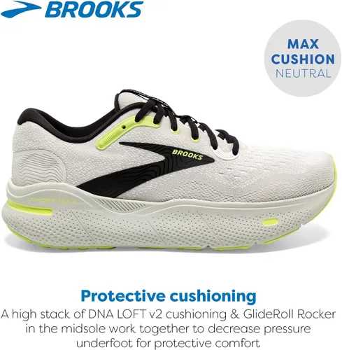 Vista 2 de Brooks Zapatillas Ghost Max Cushion Neutral para correr y caminar para hombre
