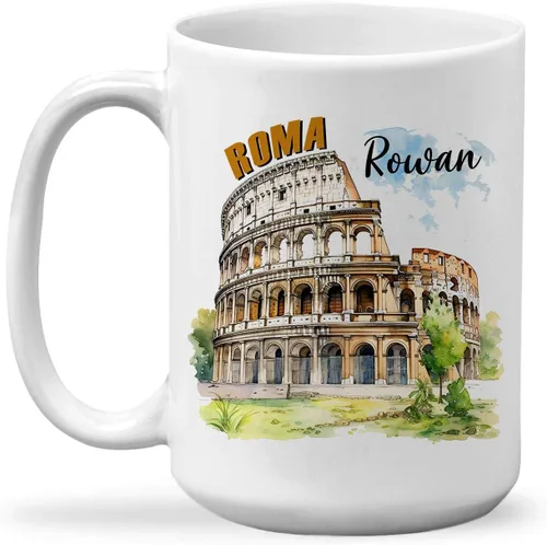 Vista 15 de Tazas de viaje con nombre personalizado Mount Rushmore National Memorial, tazas de viaje de cerámica personalizadas con diseño de lugar famoso