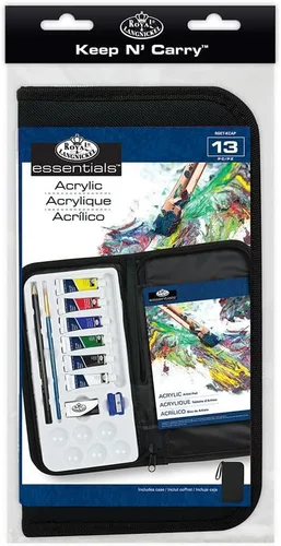Vista 7 de Juego de lápices de acuarelas Royal & Langnickel con estuche