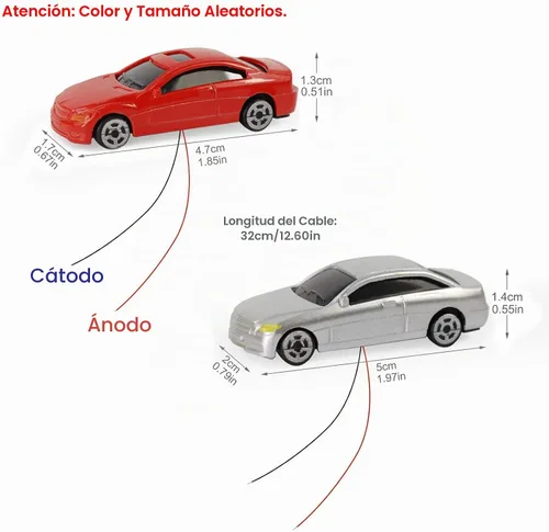 Vista 3 de Evemodel EC100 12PCS 1:87 HO Modelo LED iluminado coche con 12 V luces delanteras y traseras diseño