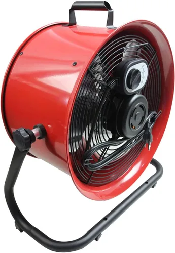 Vista 7 de MaxxAir HVFF16T RED UPS Ventilador de suelo, 16 pulgadas, alta velocidad, UPS