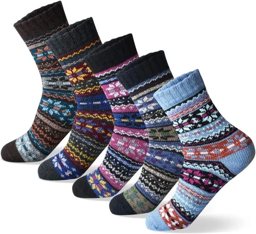 Vista 11 de MORECOO Socks for Women - Stocking Stuffers Gifts for Women A-multicolor 4
