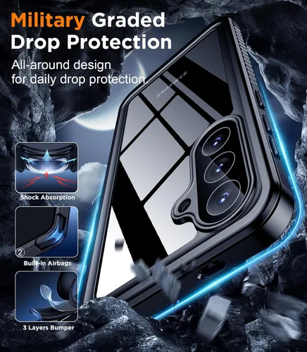 Vista 76 de Temdan - Funda impermeable diseñada para iPhone 12, protector de pantalla y cámara integrado IP68 bajo el agua, cuerpo completo, a prueba de caídas