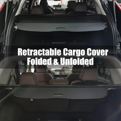 Vista 4 de Cubierta de Carga para Accesorios Honda CRV 2012-2016, para Accesorios Honda CRV Cubierta de Maletero Retráctil Escudo de Seguridad Pantalla