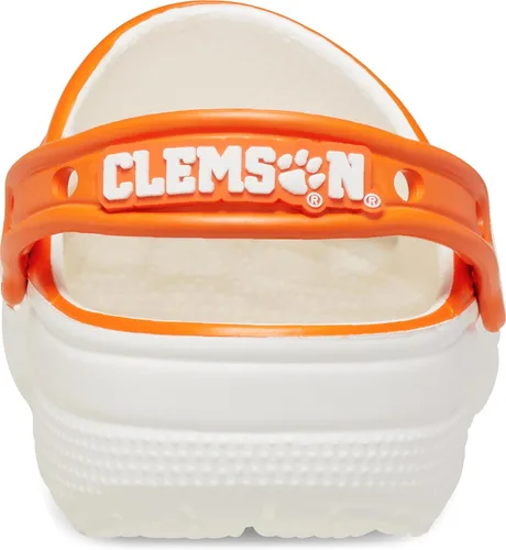 Vista 2 de Crocs Zuecos universitarios clásicos unisex para adultos, regalos de Clemson, Tigres de Clemson, regalos de fútbol, Clemson, 9 hombres/11 mujeres