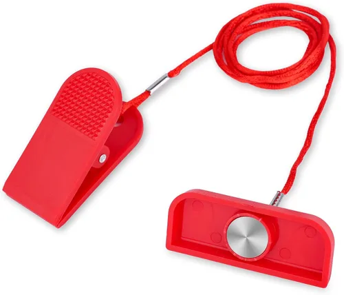Vista 8 de NQEUEPN Llave de seguridad magnética universal para caminadora, interruptor magnético de parada de emergencia con clip compatible con la mayoría