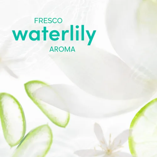 Vista 4 de Dove Gel de baño de suero glicólico para mujer, para renovación de la piel, hidratación y control de olores, aroma a lirio de agua dulce, 14.2 onzas