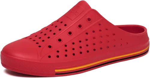 Vista 11 de SAGUARO Zuecos de jardín para hombre y mujer, zapatos casuales unisex de secado rápido, sandalias de verano antideslizantes para playa