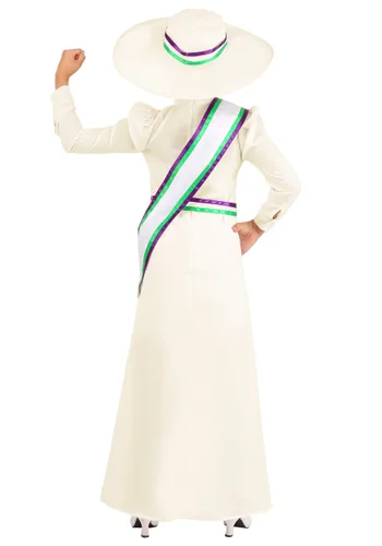 Vista 3 de Disfraz de Susan B Anthony para Niños Multicolor