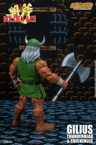 Vista 16 de Storm Collectibles Storm COLL Hacha dorada GILIUS Thunderhead & Chicken L 1/12 AF