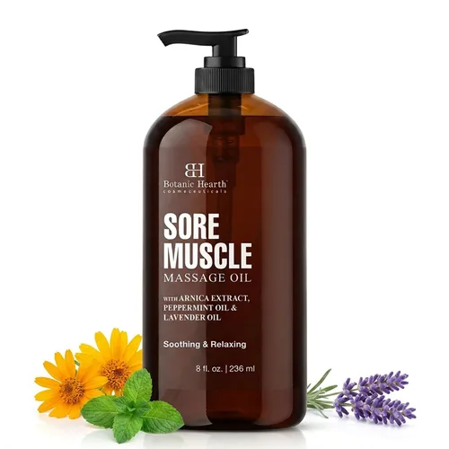 Vista 30 de Botanic Hearth Aceite de masaje Soremuscle - 8 onzas líquidas, paquete de 2