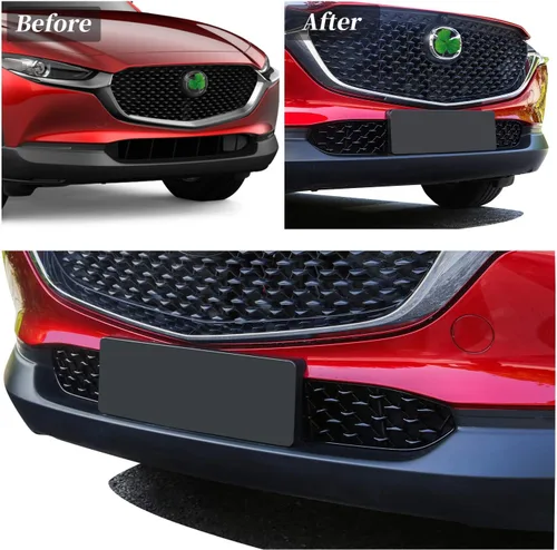 Vista 6 de YEE PIN 2023 CX-50 Parrilla de malla de malla CX50 Insertos de malla para parrilla delantera Accesorios para Mazda CX-50 2023 2024 CX-30