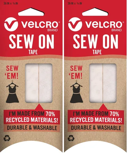 Vista 19 de Velcro Brand ECO Collection Cintas, Tiras de Resistencia Industrial 3 pulgadas x 1 3/4 pulgadas, Materiales Sostenibles 40% Reciclados, 2