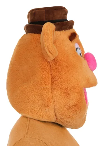 Vista 5 de Máscara de Disfraz Adulto de Fozzie de Disney The Muppets Multicolor
