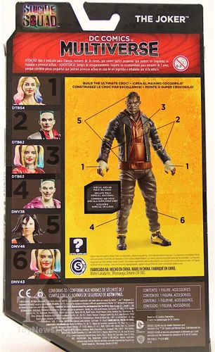 Vista 2 de DC Comics Multiverse Suicide Squad The Joker Figura de acción de 6 pulgadas