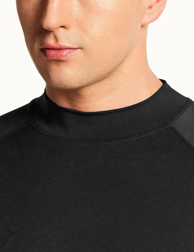 Vista 5 de ATHLIO Camiseta de natación de manga larga con protección UPF 50+ para hombre, camiseta de natación UVSPF, ajuste seco, para agua, playa, surf