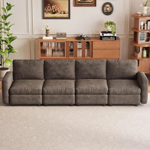 Vista 10 de Guyii Sofá Seccional de Terciopelo, Sofá Loveseat Moderno de Gran Tamaño con 2 Almohadas, Sofá Convertible de 81.88 pulgadas de Largo con Cojines