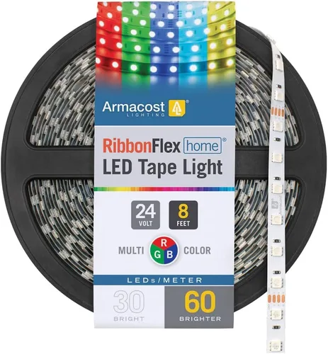 Vista 8 de Armacost Lighting RibbonFlex Home 614250 - Cinta de luz LED multicolor (60 ledes/metro, 32,8 pies (32.8 ft)
