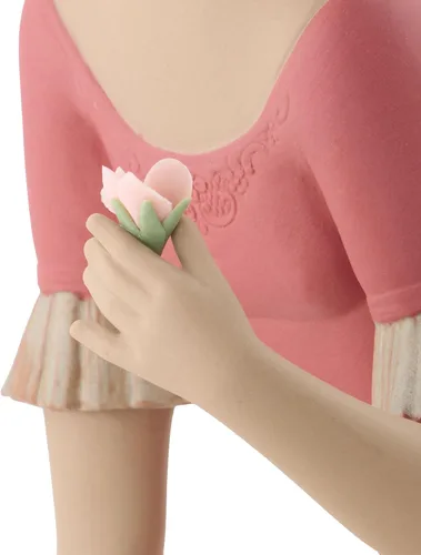 Vista 7 de NAO Reflexiones primaverales. figura de mujer de porcelana.