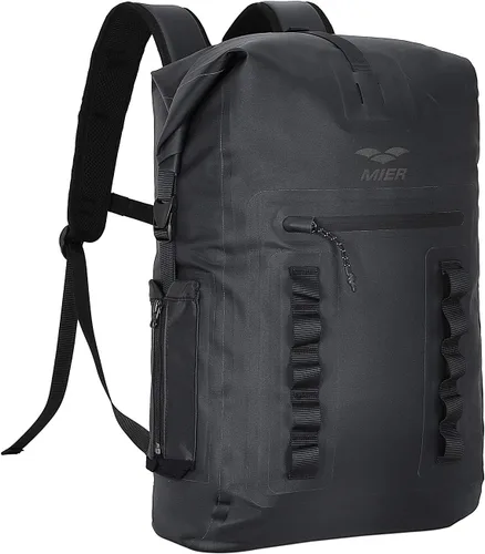 Vista 8 de MIER Mochila impermeable Saco con cierre de parte superior enrollable Bolsa seca ligera, Mochilas tipo mochila